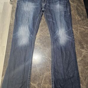 True Religion Dark Blue Straight Jeans